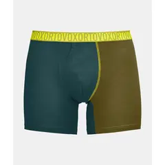 Ortovox Bokserki męskie 150 Essential Boxer Briefs granatowe, Kolor: niebieski, Waga: 0.5, Rozmiar: S