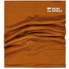 Mons Royale Komin merino Double Up Neckwarmer - Copper