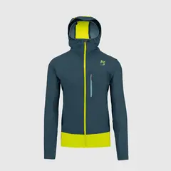 Karpos Kurtka przeciwdeszczowa męska Lot Rain Jacket Stargazer / Primerose, Kolor: niebieski, Waga: 1, Rozmiar: XL