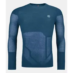 Ortovox Bluza męska Merino Thermovent niebieska, Kolor: niebieski, Waga: 1, Rozmiar: M