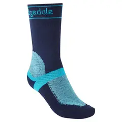 Bridgedale Zimowe skarpetki damskie MTB Winter Weight T2 Merino Sport Boot niebieskie, Waga: 0.5, Rozmiar: S (35-37)