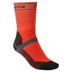 Bridgedale Zimowe skarpetki męskie MTB Winter Weight T2 Merino Sport Boot pomarańczowo-czarne, Waga: 0.5, Rozmiar: M (40-43)