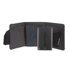Lifeventure Portfel turystyczny z power bankiem RFiD Charger Wallet szary