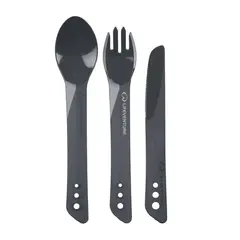 Lifeventure Zestaw sztućców Ellipse Cutlery Set szare