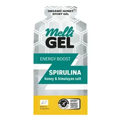 Melli Gel Żel energetyczny 100% BIO miód organiczny i sól himalajska i spirulina 32g