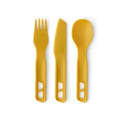 Zestaw sztucców Sea To Summit Passage Cutlery Set - 3pc, Kolor: żółty, Waga: 0.5