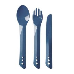Lifeventure zestaw sztućców Ellipse Cutlery Set niebieskie