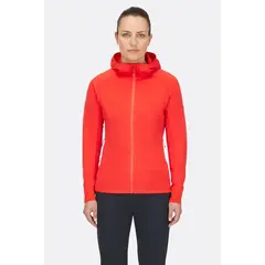 Rab Bluza damska z kapturem Planar Hoody czerwona, Waga: 0, Rozmiar: M