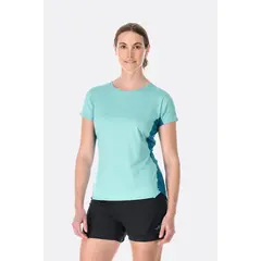 Rab Koszulka techniczna damska Sonic Ultra Tee błękitna, Kolor: niebieski, Waga: 1, Rozmiar: XS