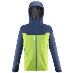 Millet Kurtka przeciwdeszczowa męska Kamet Light GTX Jacket zielono-niebieska, Waga: 1, Rozmiar: S