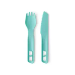 Sea To Summit Zestaw sztucców Passage Cutlery Set 2 szt turkusowe, Kolor: niebieski, Waga: 0.5