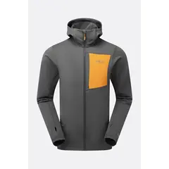 Rab bluza męska z kapturem Superflux Hoody szara, Waga: 1, Rozmiar: L