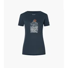 Super.Natural koszulka damska merino Preikestolen Tee niebieska, Kolor: niebieski, Waga: 0.5, Rozmiar: S