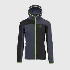 Karpos bluza męska z kapturem Nuvolau Fleece czarno-szara, Kolor: czarny, Waga: 0, Rozmiar: XXL