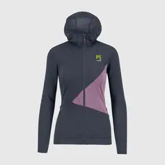 Karpos Bluza damska NUVOLAU W FLEECE OMBRE różowo-niebieska, Kolor: szary, Waga: 0, Rozmiar: XS