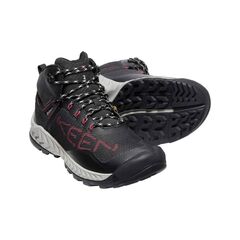 Keen Buty trekkingowe męskie NXIS Evo Mid WP black / red carpet, Waga: 2, Rozmiar: 45, 6 zdjęcie