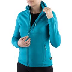 Viking Bluza damska Jukon Hoodie Lady Polartec Power Stretch turkusowa r.  XL, 3 zdjęcie