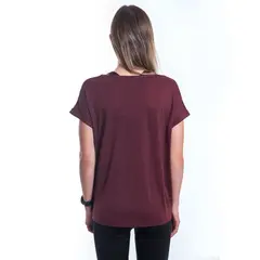 Sensor Koszulka damska Merino Air Traveller Tee SS - port red, Kolor: czerwony, Waga: 0.5, Rozmiar: L, 2 zdjęcie