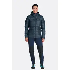 Rab Damska kurtka puchowa Microlight Alpine Long Jacket niebieska r. XS, 2 zdjęcie
