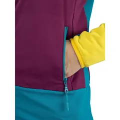 Viking Rozpinana bluza damska z kapturem Tacoma Hoodie Lady żółto-różowa r. XS, 4 zdjęcie