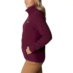 Bluza polarowa damska Columbia Panorama Full Zip Marionberry bordowa, Kolor: fioletowy, Waga: 1, Rozmiar: S, 6 zdjęcie