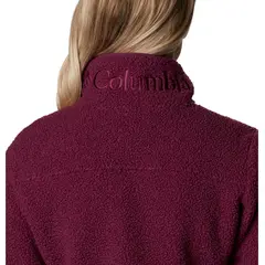 Bluza polarowa damska Columbia Panorama Full Zip Marionberry bordowa, Kolor: fioletowy, Waga: 1, Rozmiar: S, 3 zdjęcie