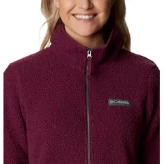 Bluza polarowa damska Columbia Panorama Full Zip Marionberry bordowa, Kolor: fioletowy, Waga: 1, Rozmiar: S, 2 zdjęcie