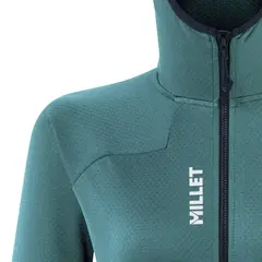 Millet Bluza damska Lokka Hoodie III turkusowa, Kolor: inny, Waga: 1, Rozmiar: L, 3 zdjęcie