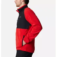 Columbia bluza polarowa męska Sage Peak™ Full Zip Fleece Sail czerwono-czarna, Waga: 0.5, Rozmiar: S, 6 zdjęcie