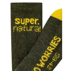 Super.Natural skarpetki 2-pak Cozy Socks zielone M ( 39-42 ), 3 zdjęcie