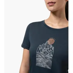 Super.Natural koszulka damska merino Preikestolen Tee niebieska, Kolor: niebieski, Waga: 0.5, Rozmiar: S, 2 zdjęcie