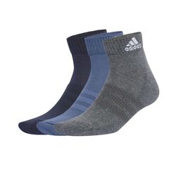 ADIDAS skarpety unisex bawełniane 3 pak IP0403 grantowe/niebieskie/szare, Kolor: niebieski, Waga: 0.2, Rozmiar: S
