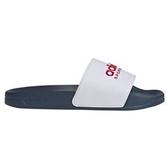ADIDAS klapki gumowe wodoodporne unisex II0017 białe/granatowe, Kolor: biały, Waga: 0.3, Rozmiar: 40 2/3