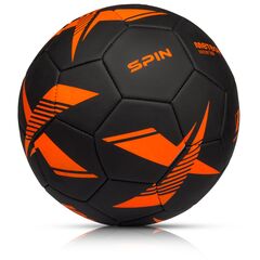 METEOR piłka nożna treningowa dla dzieci SPIN pomarańczowa, Kolor: czarny, Waga: 0.25, Rozmiar: 5