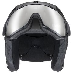 UVEX INSTINCT VISOR kask narciarski hardshell z goglami czarny, Kolor: czarny, Rozmiar: 53-56, 4 zdjęcie