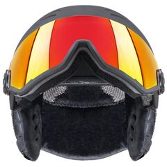 Kask narciarski UVEX Wanted Visor, Kolor: czarny, Rozmiar: 56-58, 4 zdjęcie
