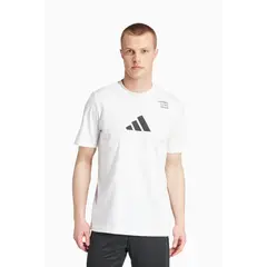 ADIDAS t-shirt sportowy męski koszulka treningowa IY8332 biała, Kolor: biały, Waga: 0.15, Rozmiar: M