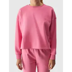 4F bluza dresowa damska luźny krój F1305 różowa, Kolor: różowy, Rozmiar: L, 2 zdjęcie