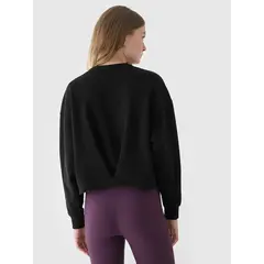 4F bluza dresowa damska luźny krój F1305 czarna, Kolor: czarny, Rozmiar: M, 5 zdjęcie