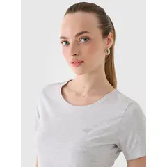 4F T-shirt damski F1845 szary, Kolor: szary, Rozmiar: XS, 3 zdjęcie