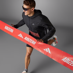 ADIDAS kurtka trenignowa męska do biegania z kapturem ADIZERO IT2527, Kolor: czarny, Waga: 0.3, Rozmiar: XL, 5 zdjęcie