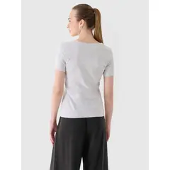 4F T-shirt damski F1845 szary, Kolor: szary, Rozmiar: XS, 4 zdjęcie