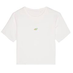 4F t-shirt damski koszulka sportowa F1701 biała, Kolor: biały, Rozmiar: S