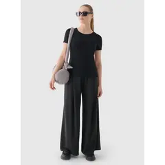 4F t-shirt damski koszulka bawełniana F1846 czarna, Kolor: czarny, Rozmiar: XS, 4 zdjęcie