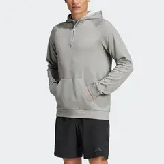 ADIDAS bluza dresowa męska na zamek z kapturem IW8390 szara, Kolor: szary, Waga: 0.3, Rozmiar: S, 6 zdjęcie