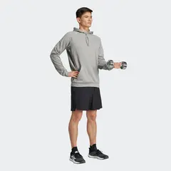 ADIDAS bluza dresowa męska na zamek z kapturem IW8390 szara, Kolor: szary, Waga: 0.3, Rozmiar: M, 4 zdjęcie