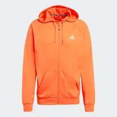 ADIDAS bluza dresowa męska na zamek z kapturem IW8397 czerwona, Kolor: czerwony, Waga: 0.3, Rozmiar: S
