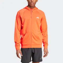 ADIDAS bluza dresowa męska na zamek z kapturem IW8397 czerwona, Kolor: czerwony, Waga: 0.3, Rozmiar: S, 6 zdjęcie