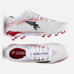 JOMA EVOLUTION obuwie piłkarskie męskie lanki EVOS2502FG białe, Kolor: biały, Waga: 0.4, Rozmiar: 40