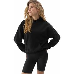 4F bluza damska z kapturem F1057 czarna, Kolor: czarny, Rozmiar: XS